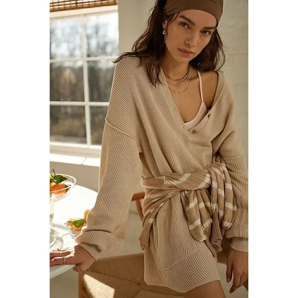 NEW FREE PEOPLE FP BEACH PICNIC SWEATER ROMPER